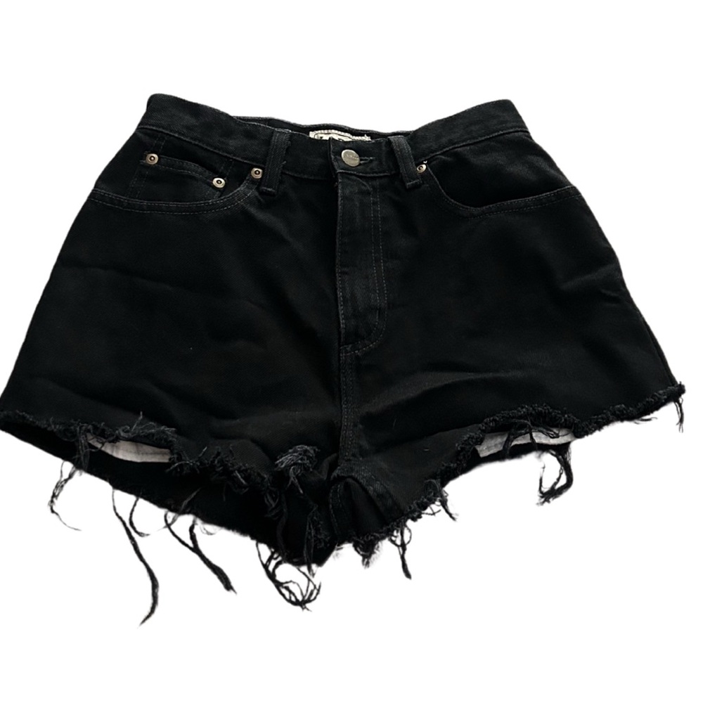 Vintage L.L. Bean Natural Fit Denim Shorts | Black | Size 4